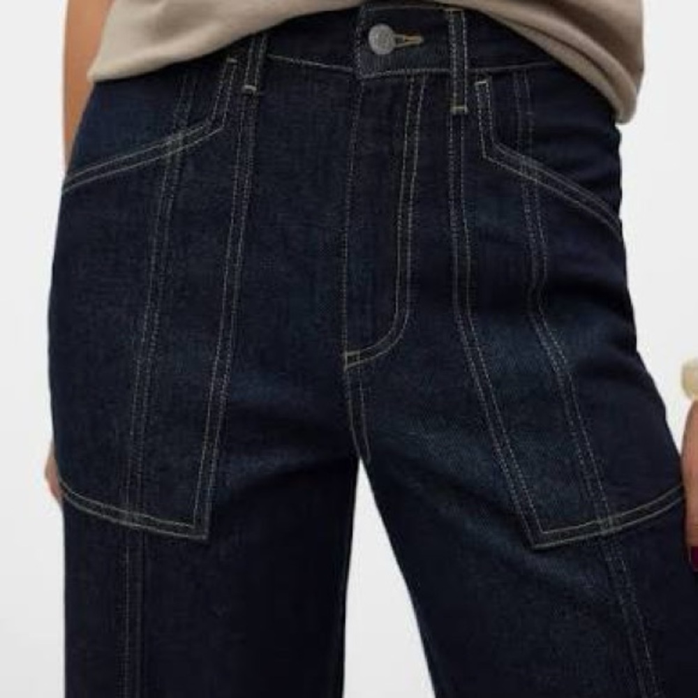 VMKATHY SUPER HIGH RISE WIDE LEG FIT JEANS - Picture 5 of 8